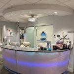 Reception area at Boston Dental office, Advanced Cosmetic & Implant Dentistry