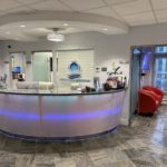 Reception area at Boston Dental office, Advanced Cosmetic & Implant Dentistry